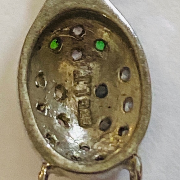 LJ Sterling Silver 925 Pave Beatle Bug Bracelet - Picture 8 of 9